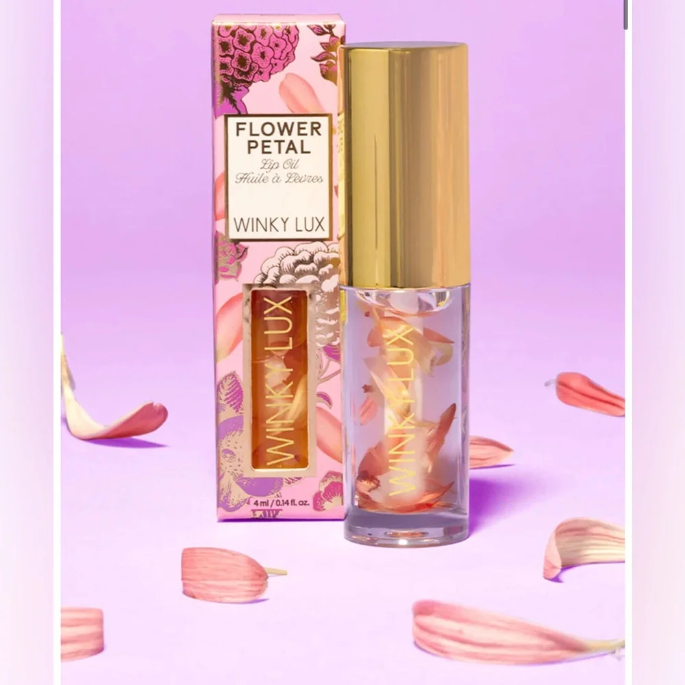 Winky Lux Flower Petal infused Lip Oil 2 pack‎ new